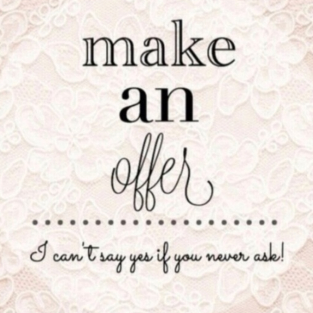 Make a reasonable offer. ❤